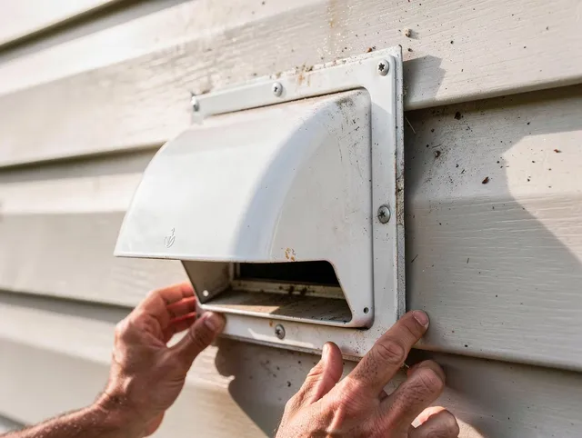 Gardena Dryer Vent Cleaning technician delivering thorough residential dryer vent cleaning service in Gardena